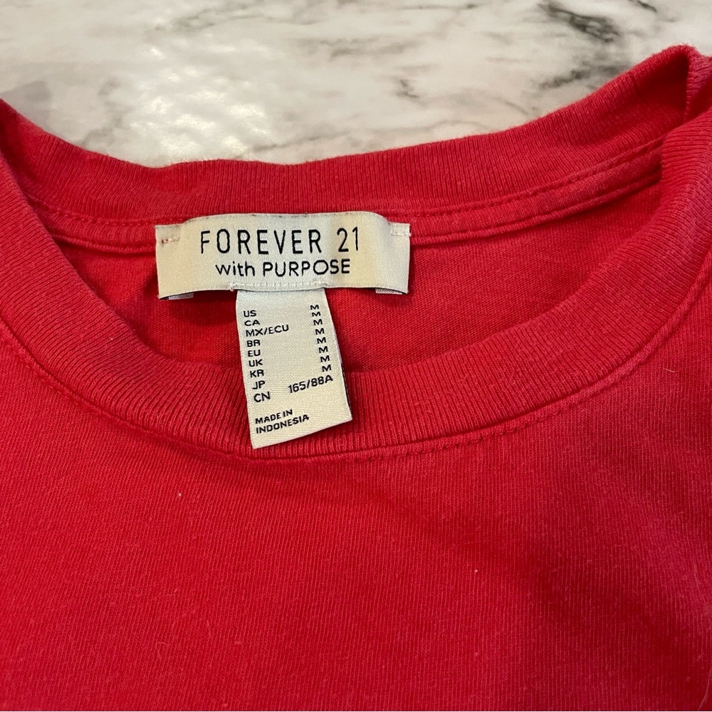 Forever 21 Women’s Lemon Purposeful Inspiration Quote T- Shirt Size M - Picture 3 of 4